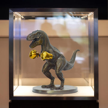 T-Rex Warrior (Bronze Sculpture, Small)