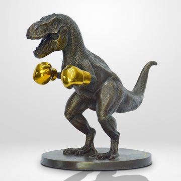T-Rex Warrior (Bronze Sculpture, Small)