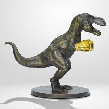 T-Rex Warrior (Bronze Sculpture, Small)