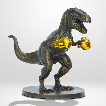 T-Rex Warrior (Bronze Sculpture, Small)
