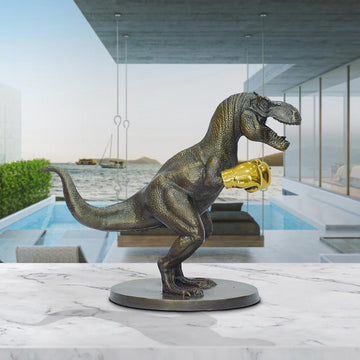 T-Rex Warrior (Bronze Sculpture, Small)