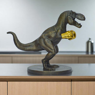 T-Rex Warrior (Bronze Sculpture, Small)