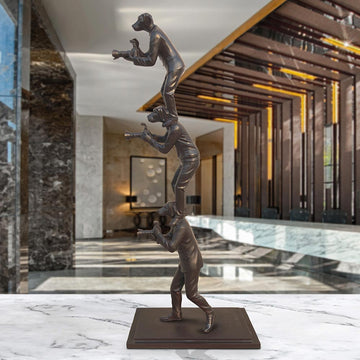 The Paparazzi Trio (Bronze Sculpture)