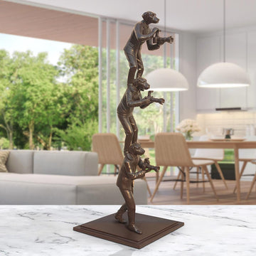 The Paparazzi Trio (Bronze Sculpture)