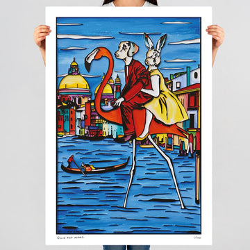 A Day Out in Venice (Print)