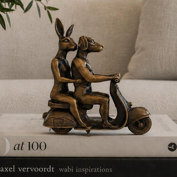 The Vespa Riders Forever (Bronze Sculpture, Small)