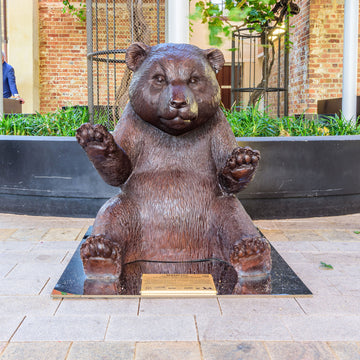 Wild Baby Giant Panda (Bronze Sculpture)