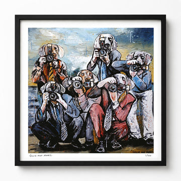They Were Waiting for Brad and Angelina (Print)