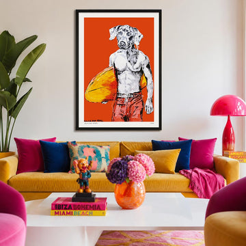 He Was Always Looking for the Perfect Wave, but Where Was It? (Print)