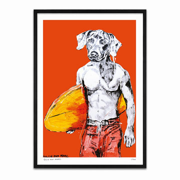 He Was Always Looking for the Perfect Wave, but Where Was It? (Print)