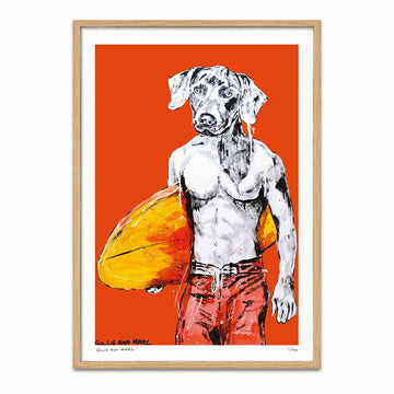 He Was Always Looking for the Perfect Wave, but Where Was It? (Print)