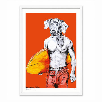 He Was Always Looking for the Perfect Wave, but Where Was It? (Print)