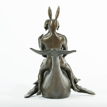 They Were the Whale Riders (Bronze Sculpture, Miniature Collection)
