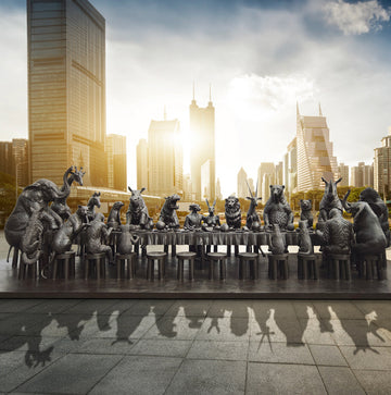 The Wild Banquet (Bronze Sculpture)