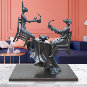 It Was a Windy Day in Rome (Bronze Sculpture)