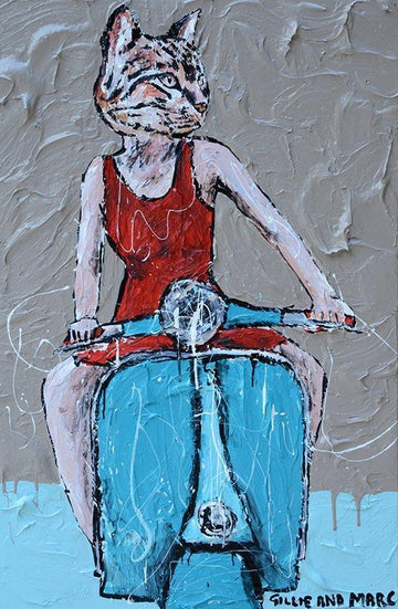 She would ride all day just to kiss him