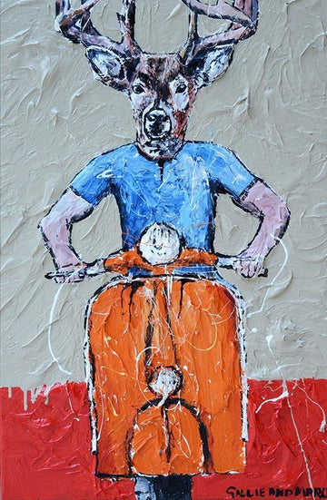 He was never alone because she was always in his thoughts