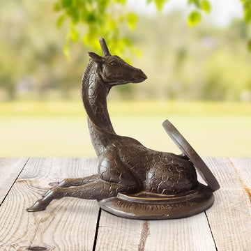 Giraffe Comes Into a Better Tomorrow (Bronze Sculpture, Pocket Size)