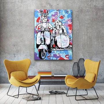 They were always a couple and always would be (Original Painting)