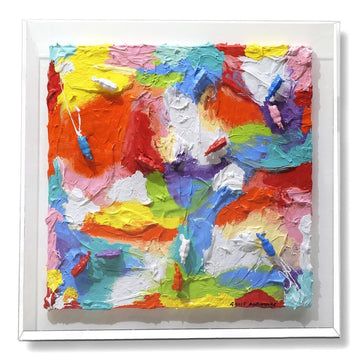 It was a more colourful world with rhinos (Original Painting)