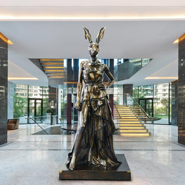 Angelina Rabbitgirl (Bronze Sculpture)