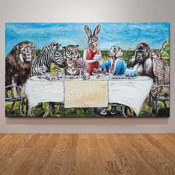Together they learned they could have their cake and eat it too (Original Painting)