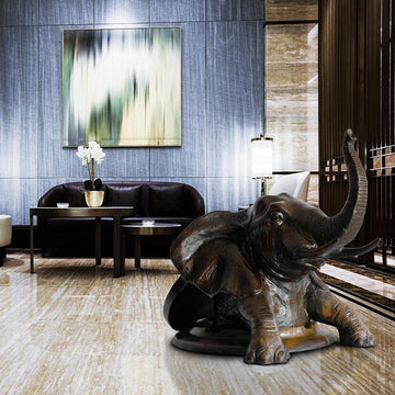 Come Out Now, Elephant (Bronze Sculpture, Medium)