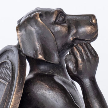 Dogman Comes Out into a Better Tomorrow (Bronze Sculpture, Pocket Size)