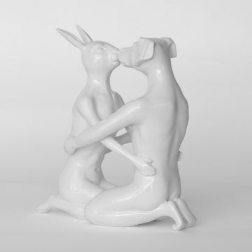 They kissed and kissed forever (Resin Sculpture)