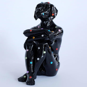 Diamond Pup (Resin Sculpture)