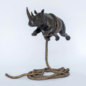 Flying High for the First Time (Bronze Sculpture)