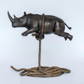 Flying High for the First Time (Bronze Sculpture)