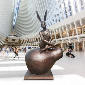 I Am Rabbitwoman (Bronze Sculpture)