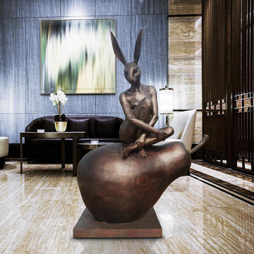 I Am Rabbitwoman (Bronze Sculpture)
