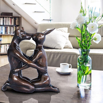 He kissed her like it was the first time (Bronze Sculpture)