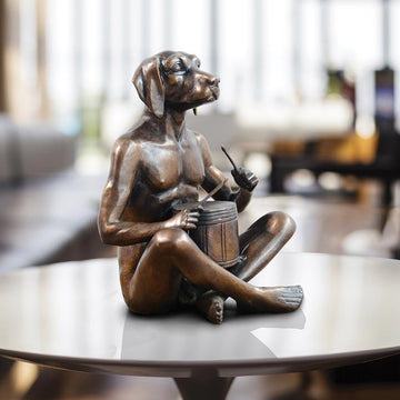 He lived to the beat of his drum (Bronze Sculpture)