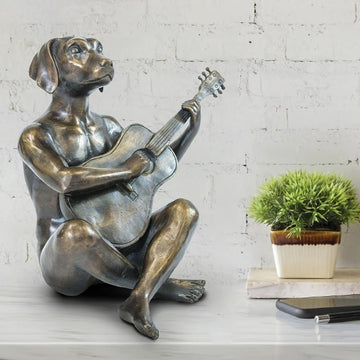 He played like he was Keith Richards (Bronze Sculpture)