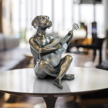 He played like he was Keith Richards (Bronze Sculpture)