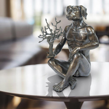 He Was a Nature Lover (Bronze Sculpture)