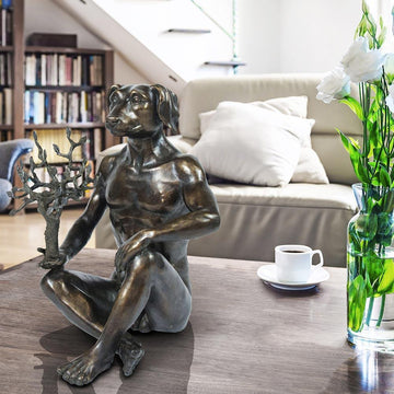 He Was a Nature Lover (Bronze Sculpture)