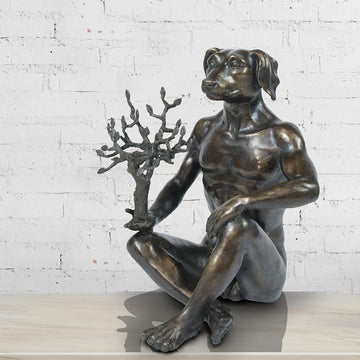 He Was a Nature Lover (Bronze Sculpture)