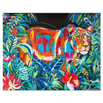 Long Live the Lioness in the Jungle (Original Painting)