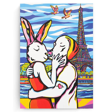 In Love in Paris (Original Painting)
