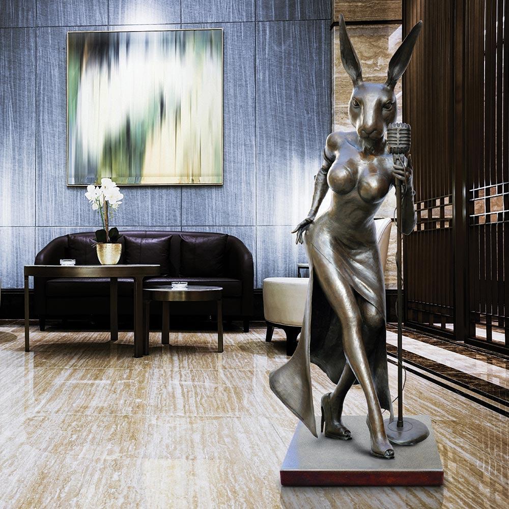 Jessica Rabbit Sculpted Jessica Rabbit Rabbit (Bronze Sculpture) – Gillie and Marc®