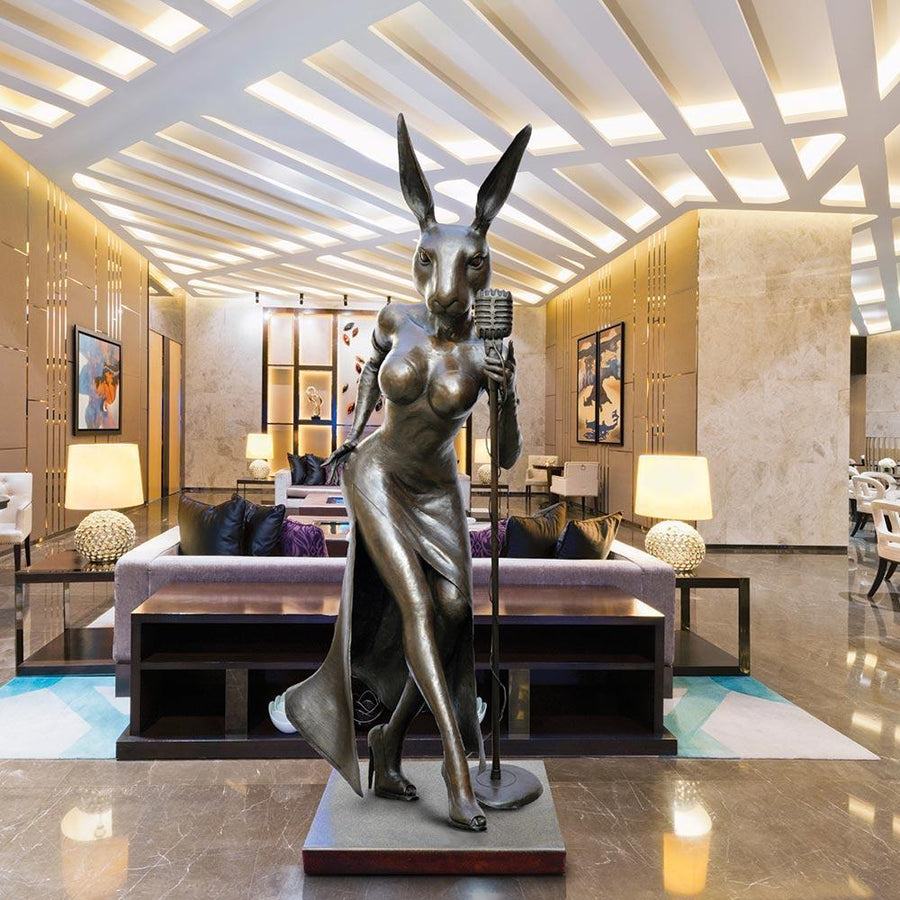Jessica Rabbit Sculpted Jessica Rabbit Rabbit (Bronze Sculpture) – Gillie and Marc®