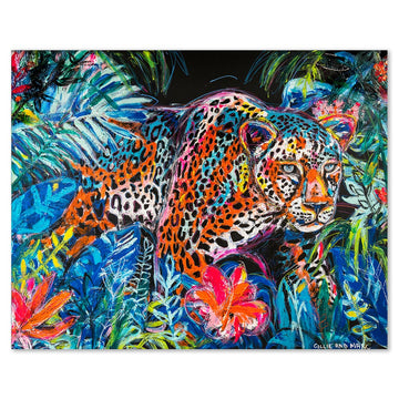 Long Live the Leopard in the Jungle (Original Painting)