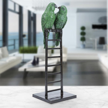 Love Birds Were on a High (Bronze Sculpture)