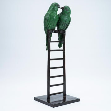 Love Birds Were on a High (Bronze Sculpture)