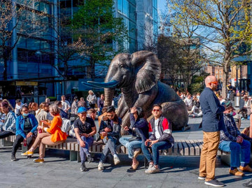 Mama Elephant (Bronze Sculpture)