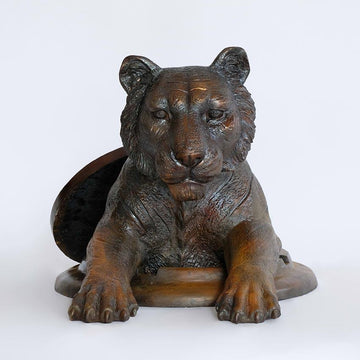 Come out now, Tiger (Bronze Sculpture, Medium)